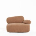 Branka Camel Brown Sofa Chair