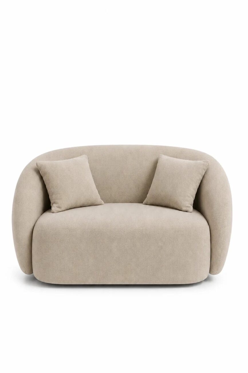 Amanti Light Beige 2 Seater Sofa