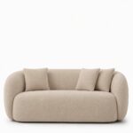 Amanti Light Beige 3 Seater Sofa