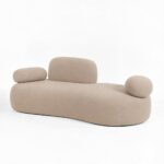 Branka Light Beige 3 Seater Sofa