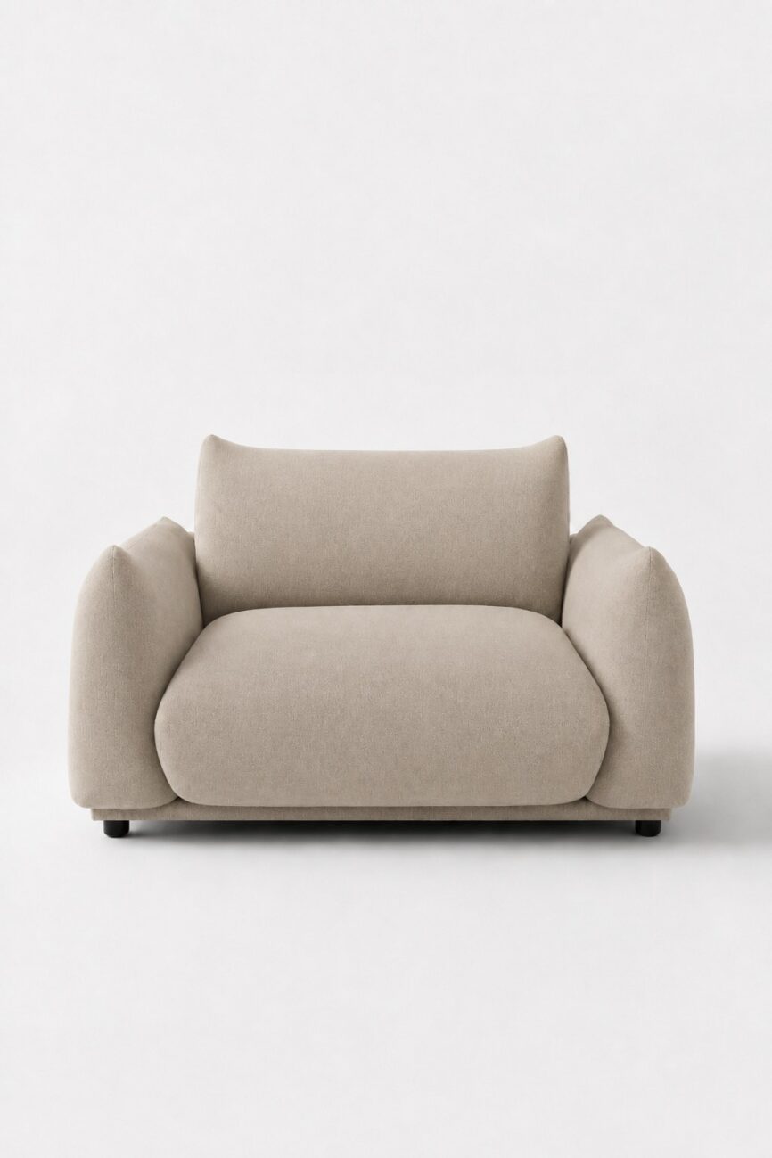 Alannah Light Beige Sofa Chair
