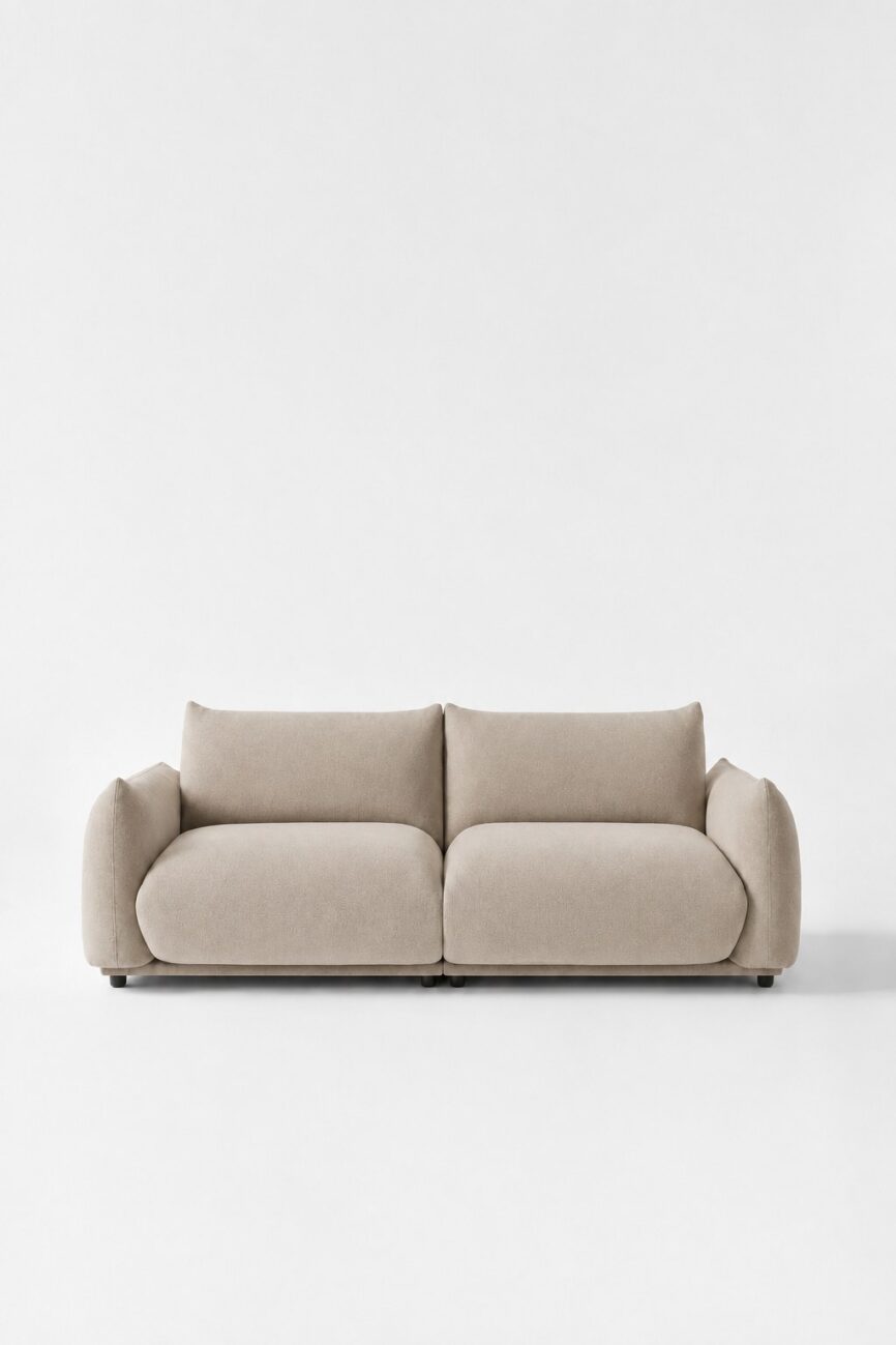 Alannah Light Beige Modular 2 Seater Sofa