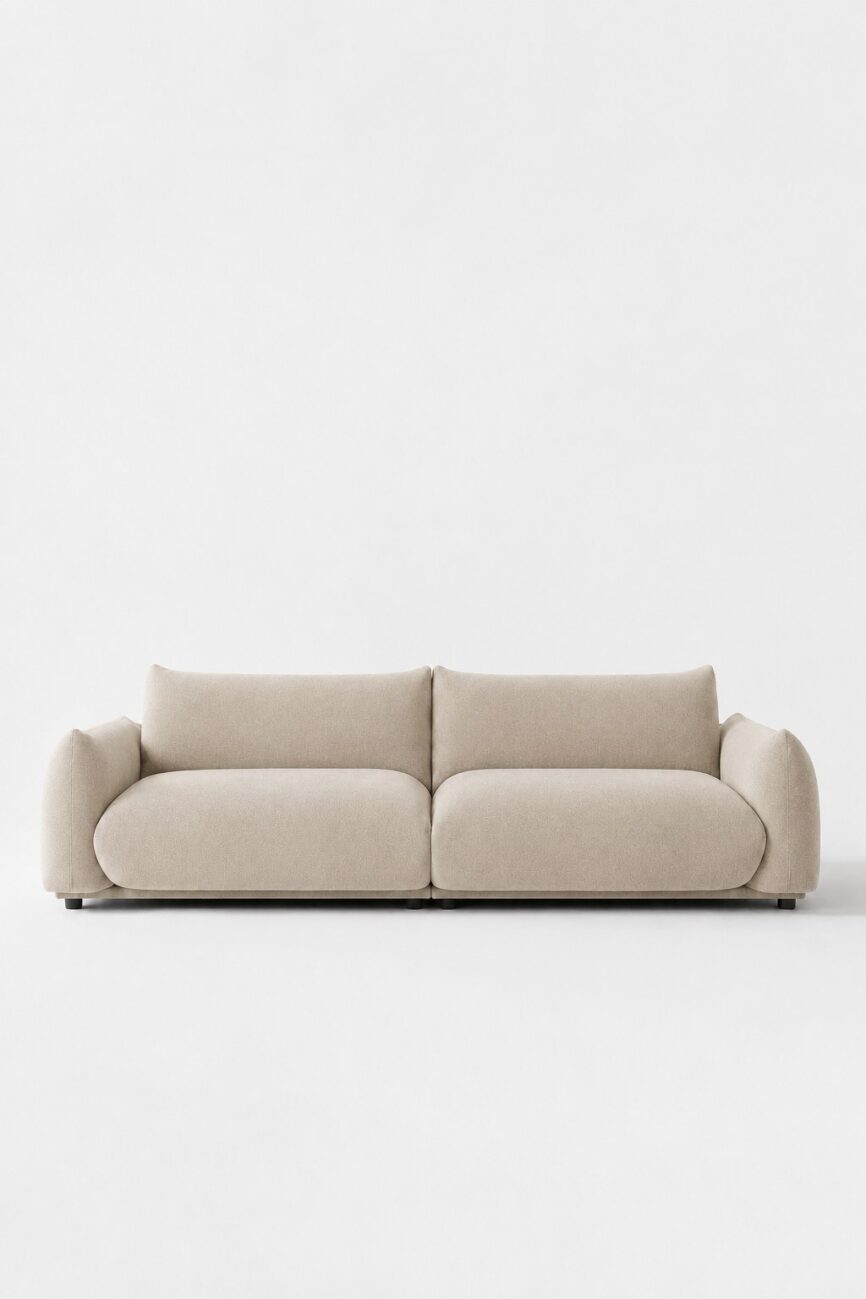 Alannah Light Beige Modular 3 Seater Sofa