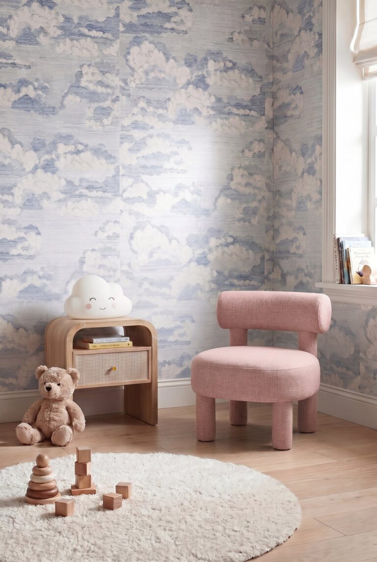 Koko Kids Mink Blush Lounge Chair