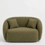Amanti Light Olive Green 2 Seater Sofa