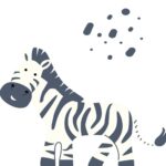 Happy Zebra Wall Art