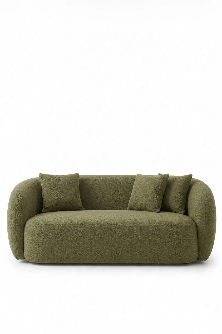 Amanti Light Olive Green 3 Seater Sofa