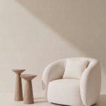 Amanti Ivory Lounge Sofa Chair