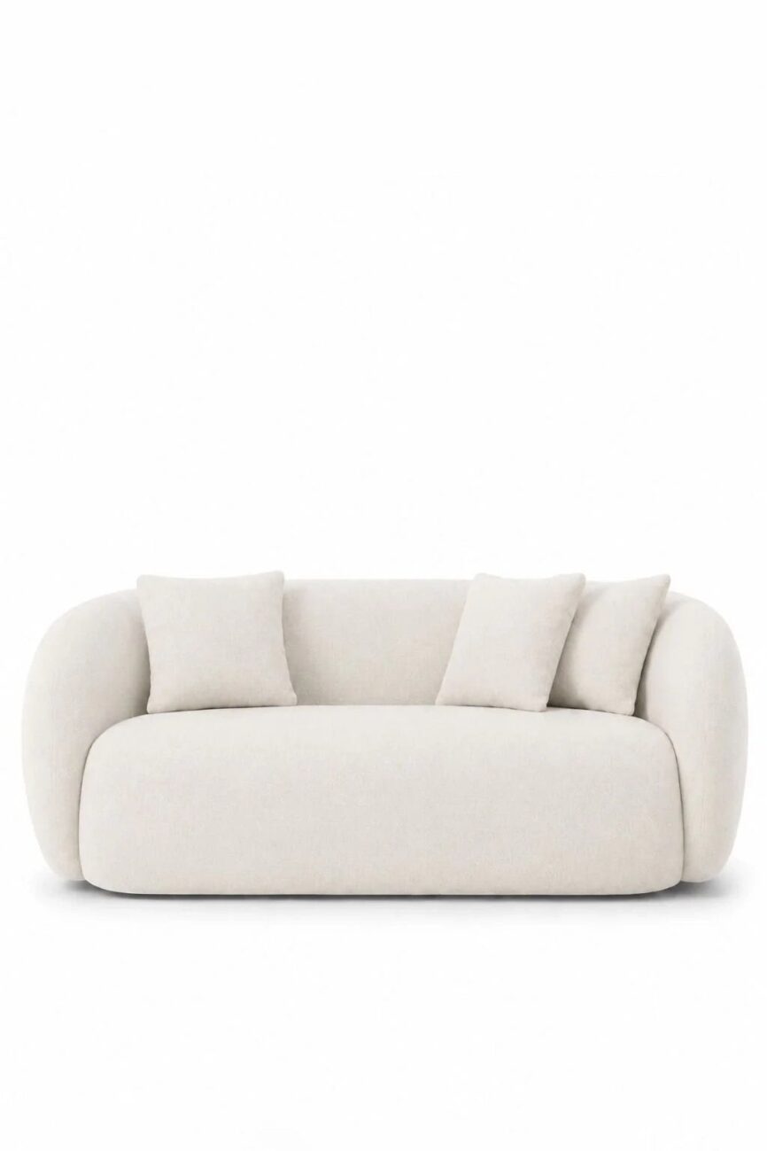 Amanti Ivory 3 Seater Sofa