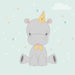 Sweet Hippo Wall Art
