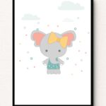 Sweet Elephant Wall Art