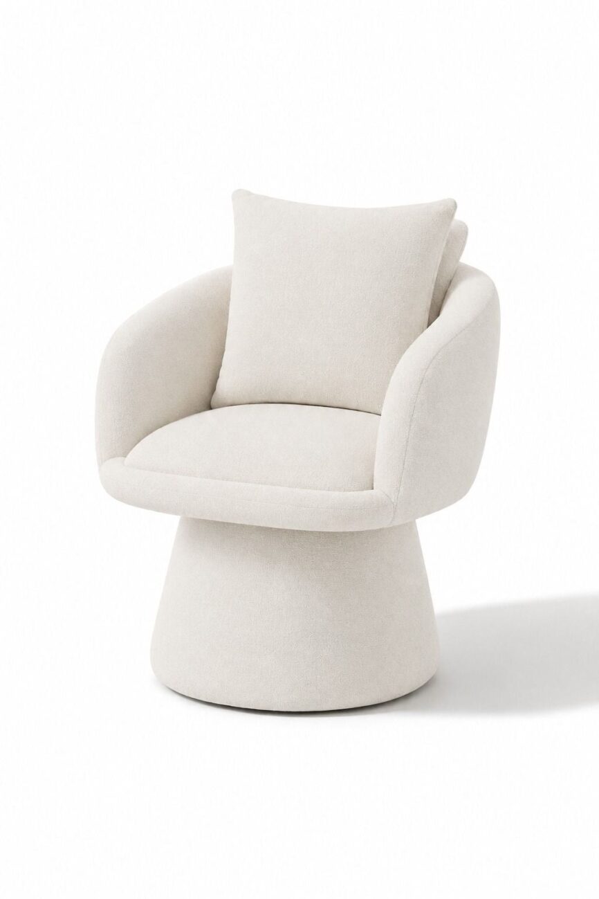 Alune Ivory Accent Chair
