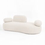 Branka Ivory 3 Seater Sofa