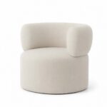 Odelia Ivory Sofa Arm Chair