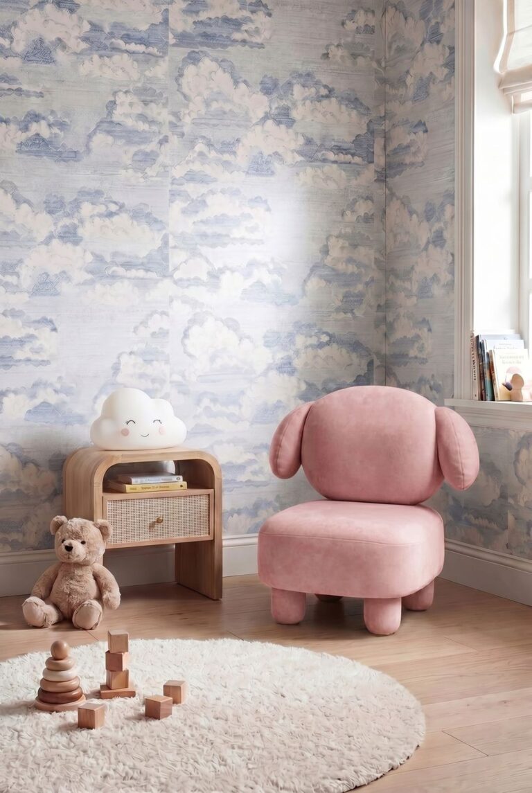 Dudu Kids Pink Lounge Chair