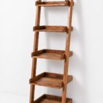 Vynna Acacia Wood Ladder Shelves