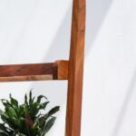 Vynna Acacia Wood Ladder Shelves