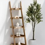 Jennifer Mango Wood Ladder Shelves