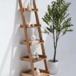 Jennifer Mango Wood Ladder Shelves