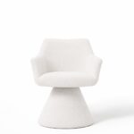 Amaya Ivory Swivel Dining Chair