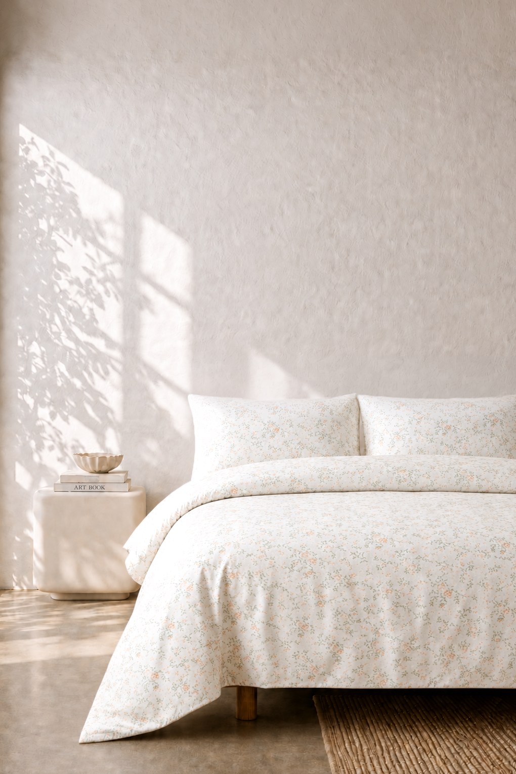 Avelis Blossom Floral Printed Queen Bedding Set Cotton - Image 2