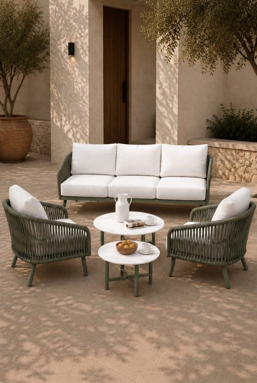 Serenza Sage Green Outdoor Lounge Set