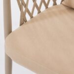 Arcela Beige Outdoor Dining Chair