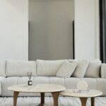 Eldora Travertine Finish Nesting Coffee Table