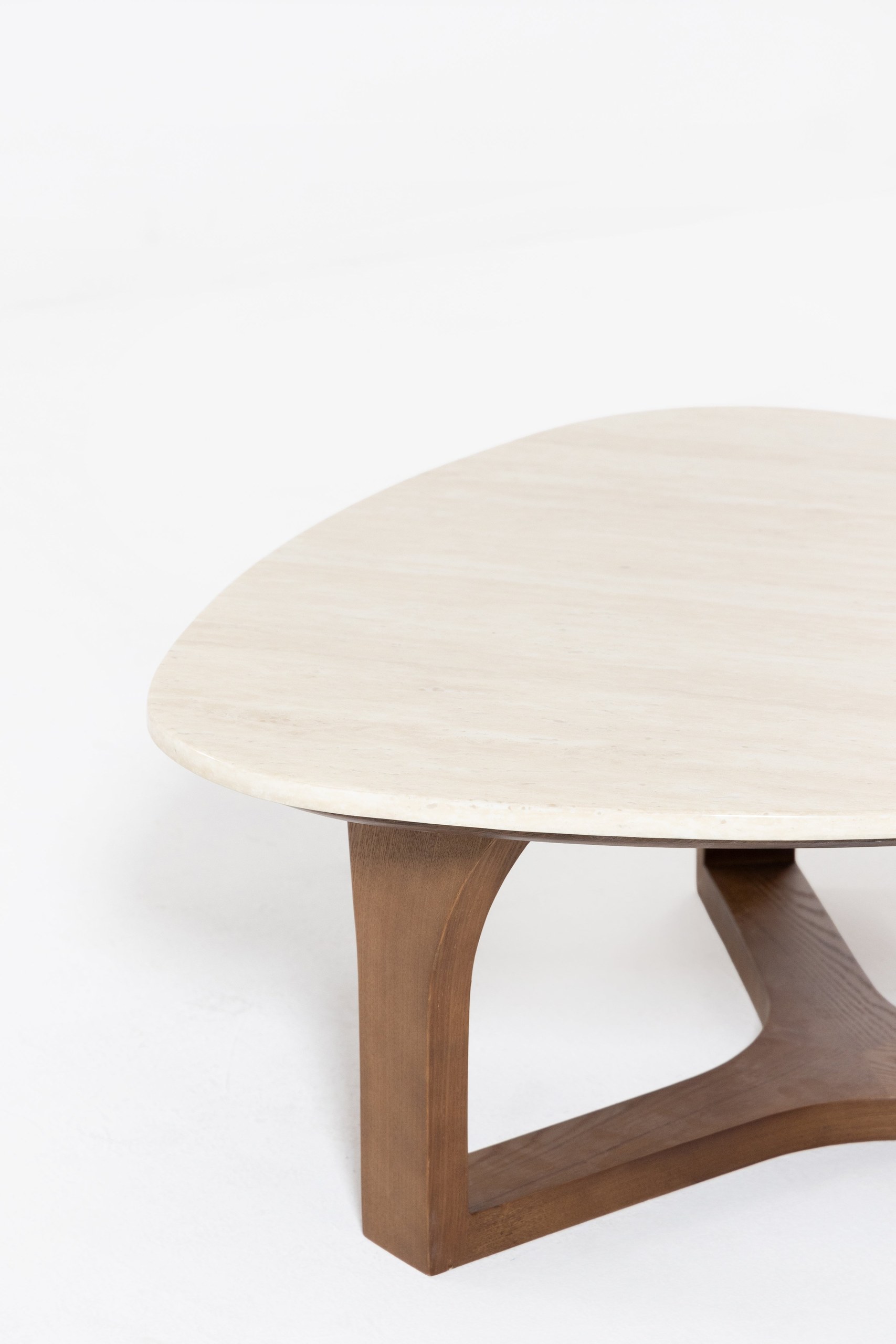 Eldora Travertine Finish Nesting Coffee Table - Image 3