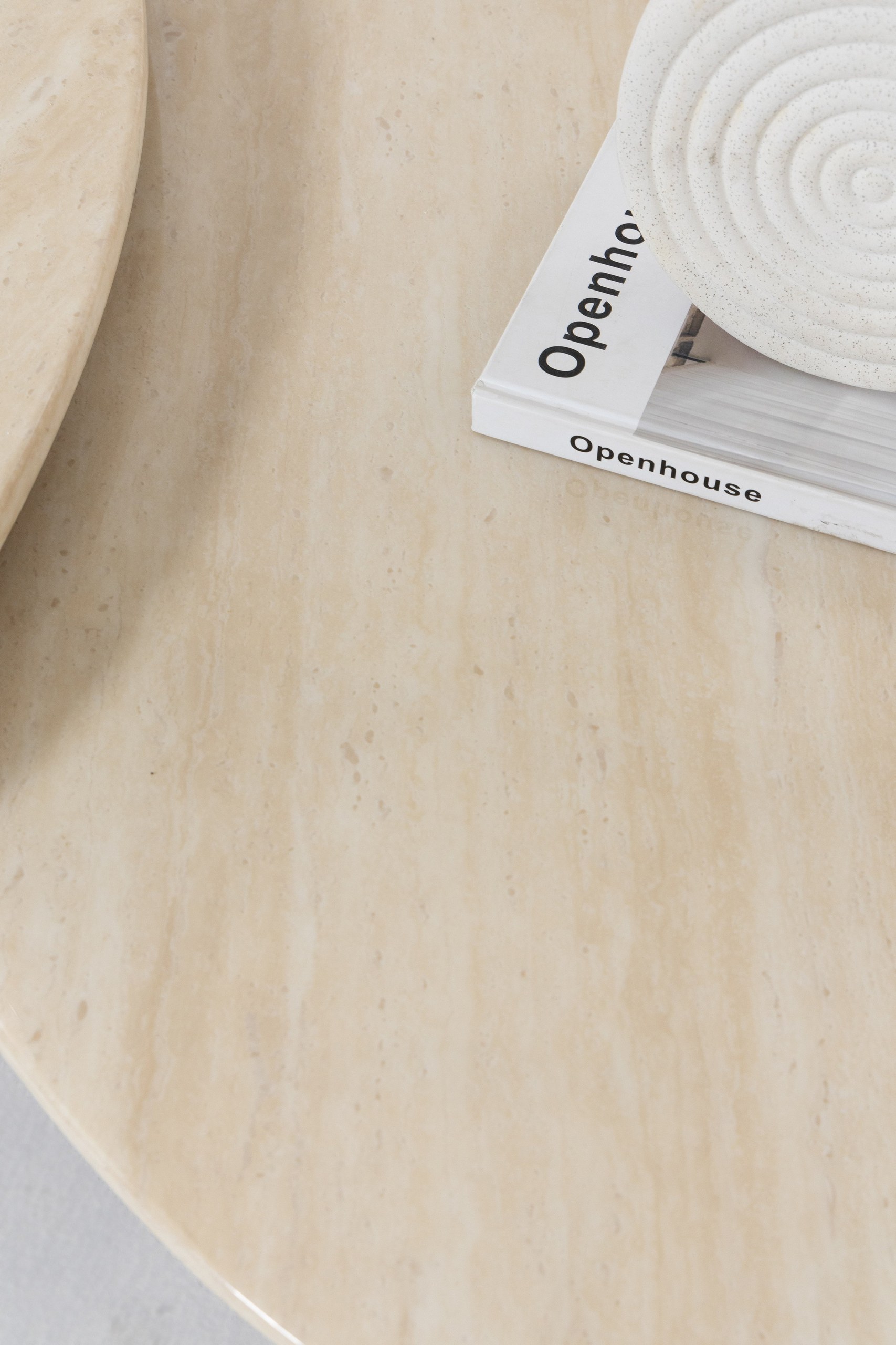 Eldora Travertine Finish Nesting Coffee Table - Image 5