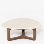 Eldora Travertine Finish Nesting Coffee Table