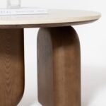 Selvaro Travertine Finish Marble Coffee Table