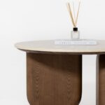 Selvaro Travertine Finish Marble Coffee Table