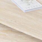 Morano Travertine Finish Marble Nesting Coffee Table
