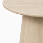 Vinci White Ash Round Dining Table
