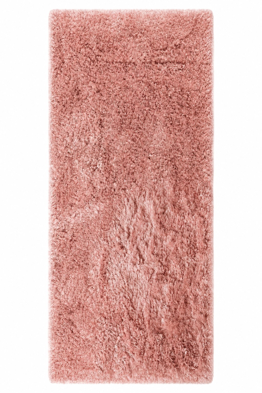 Lorvian Blush Pink Shaggy Runner Rug