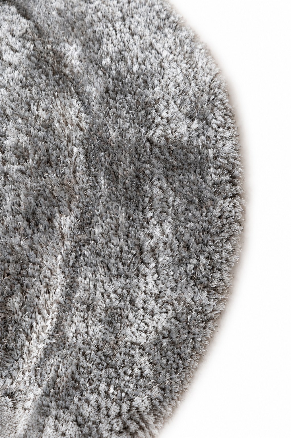 Nourea Charcoal Grey Carved Shaggy Area Rug - Image 2