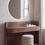 Marvelle Walnut Warmth Wooden Vanity Table