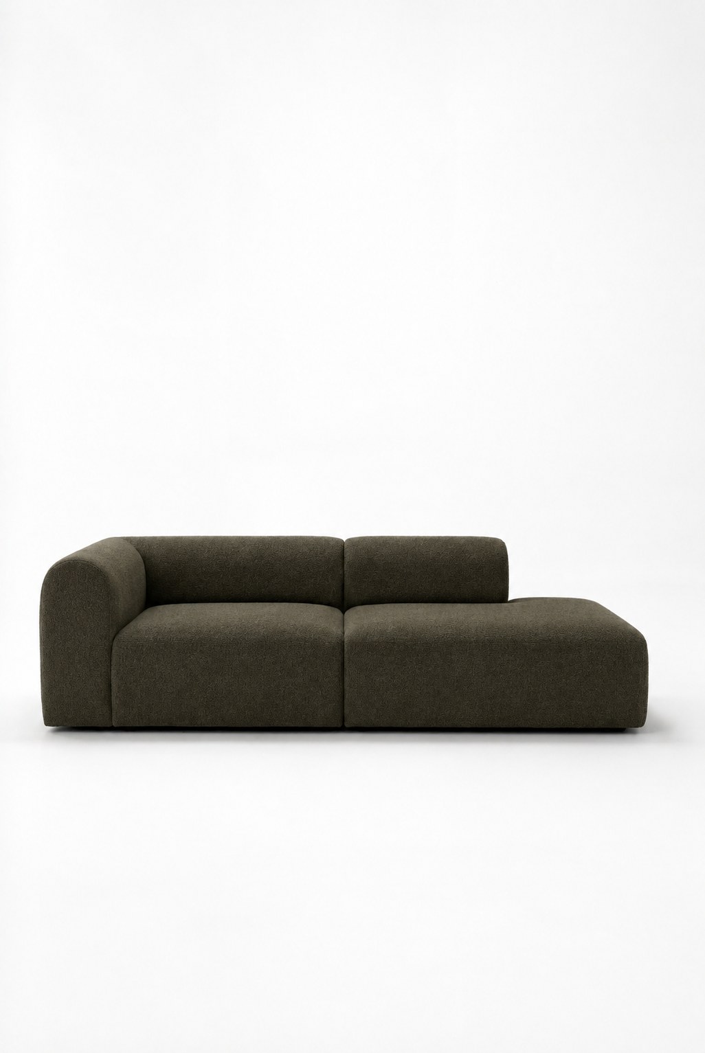 Kallia Olive Wood 2 Seater Modular Chaise Sofa