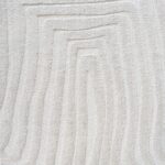 Ajna Geometric White Rug