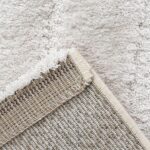 Ajna Geometric White Rug