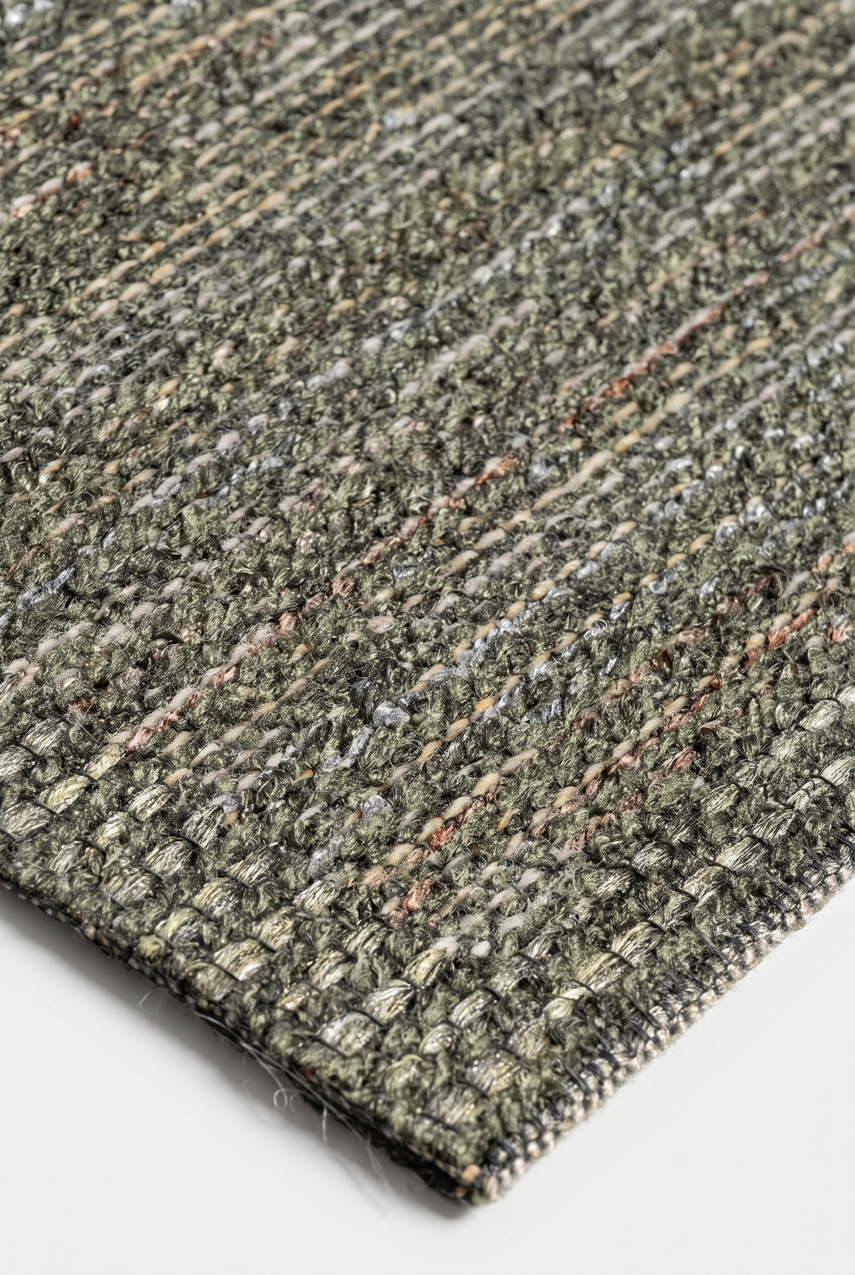 Evren Olive Green Plain Rug - Image 2
