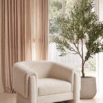 Briska Beige Lounge Chair