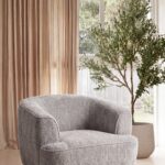 Vespro Grey Textured Sofa Chair