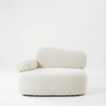 Branka Off White Boucle Sofa Chair