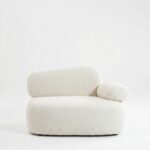 Branka Off White Boucle Sofa Chair