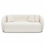 Amanti Off White Boucle 3 Seater Sofa (210CMx40CM)