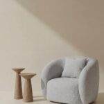 Amanti Warm Grey Lounge Sofa Chair