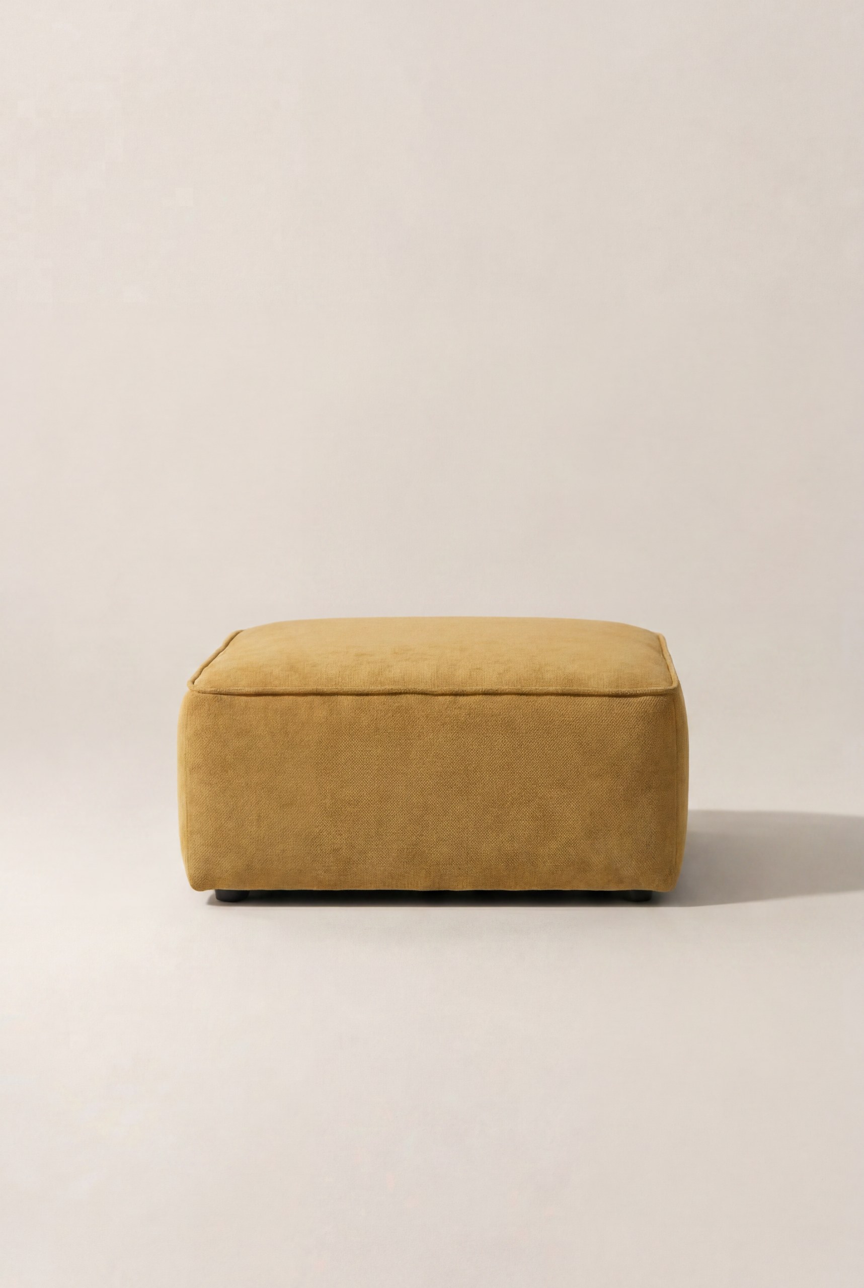 Aysun Mustard Ottoman