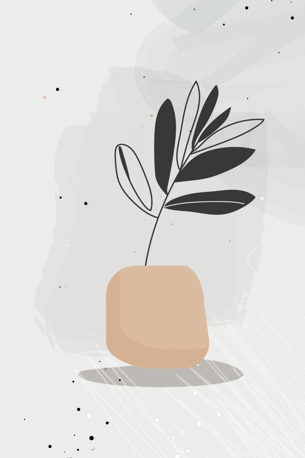 Quiet Leaf Wall Art - Image 2